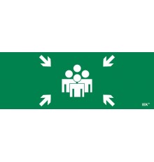 Этикетка самокл. 350х130мм "Место сбора"   LPC10-1-35-13-MSTS  IEK