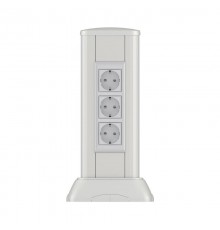 Миниколонна алюминиевая, 0.35м, цвет серый металлик  19531  DKC