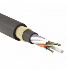 Кабель волоконно-оптический, модульный, с защитой стекловолоконными нитями, для прокладки в канализаци, нг(А)-HF, 24 ОВ, категорияOS2 (G.652.D) диэлек