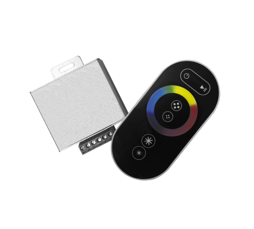 Контроллер для RGB 288W 24А с сенсорным пультом управления цветом (черный)  201113288  Gauss