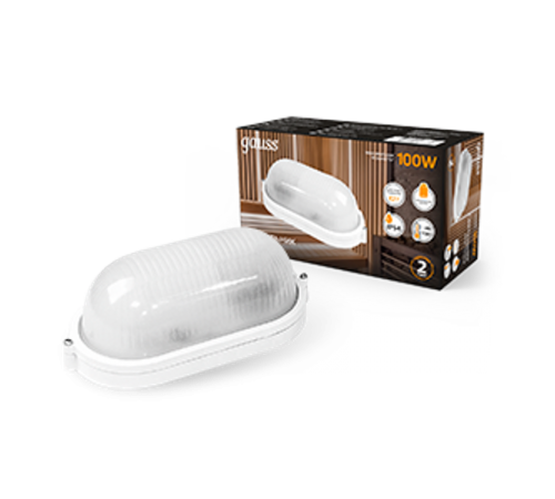 Светильник для ЖКХ НБП IP54 280*160*108 овал под лампу Е27 max 100W, 1/8  926602201  Gauss