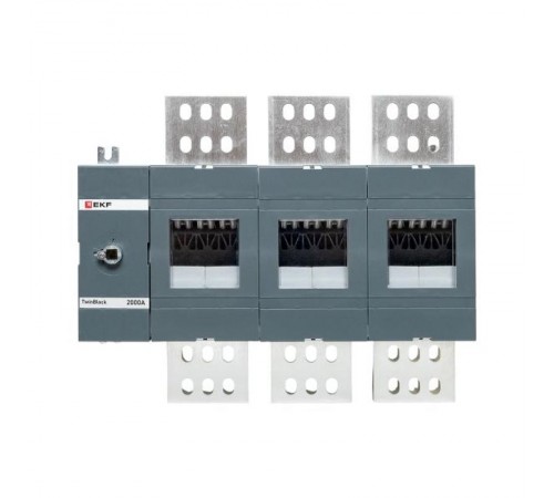 Рубильник 2000A 3P без рукоятки управления TwinBlock  tb-s-2000-3p  EKF