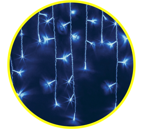 Гирлянда NGF 93 690 NGF-D029-04 (бахрома B 240 4.7*0.6м IP44 BL)  93690  Navigator