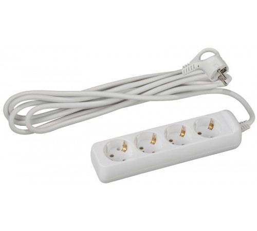 Удлинитель 4 гнезда 3 м U-4e-3m с/з U-4e-3m ПВС  Б0028374  ЭРА