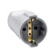 Штепсельное гнездо с заземлением белое 16А 250 В Proxima  ASG16-10-r  EKF