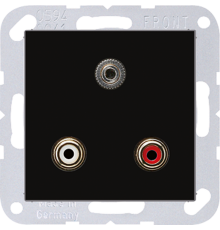 2x Cinch Audio (RCA) / Stereo разъем (TRS 3.5 mm) MAA1011SW Jung