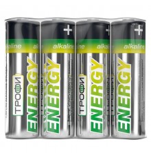 Батарейка щелочная (алкалиновая) LR6-4S ECO (60/720/21600) (AA)   Б0017042  ТРОФИ