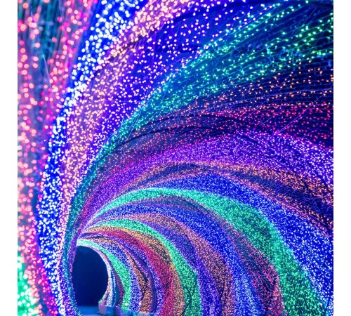 Светодиодная гирлянда ARD-CURTAIN-CLASSIC-2000x3000-CLEAR-756LED RGB (230V, 108W)  024866  Arlight