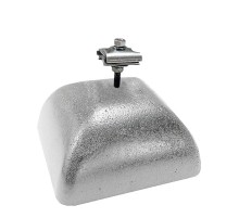 Держатель-зажим соединительный круглого проводника 8-10 мм, оцинк. с бетоном 3.5 кг71925Ezetek