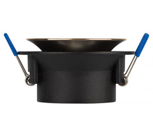 Cветильник встраиваемый декоративный KL103 BK/GD MR16 GU5.3 черный золото  Б0056357  ЭРА