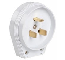 Вилка разборная для плиты с з/к 32А белая ВПпл10-01-Ст  EVP10-32-01-K01  IEK