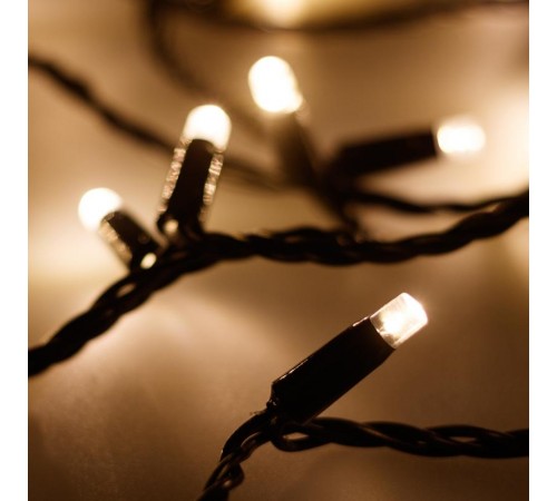 Светодиодная гирлянда ARD-STRING-PRO-10000-BLACK-100LED-STD WARM (230V, 7W)  025824  Arlight