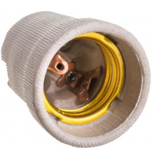 Патрон Е27 Д-002 керамический подвесной  4690612032153  IN HOME