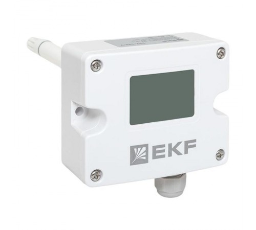 Преобразователь влажности и температуры канальный 0-10 В EKF  THT-102-V  EKF