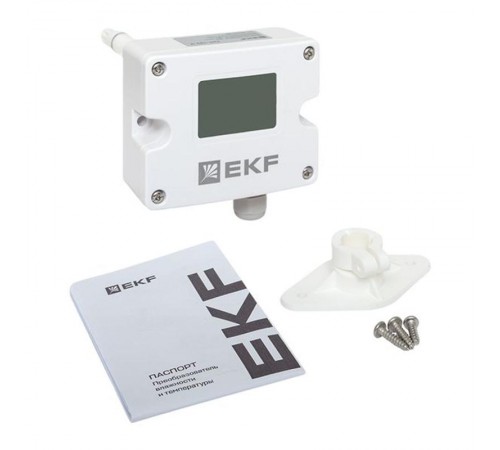 Преобразователь влажности и температуры канальный 0-10 В EKF  THT-102-V  EKF