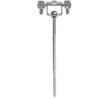 Держатель полоса/пруток для деревянного фасада, оцинк.91033Ezetek