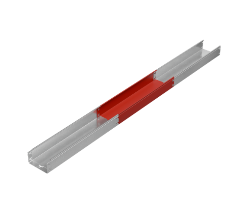 Лоток неперф. 100х200х0,7 L3000 мм "Быстрый монтаж ПЛЮС" INOX304  LNplus100-200-0.7-3000 INOX304  КМ - профиль