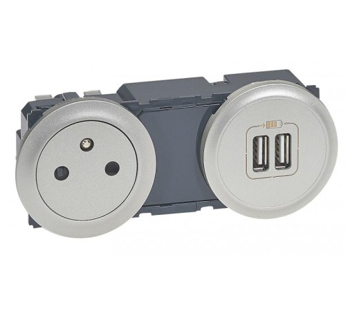 Лицевая панель - Программа Celiane - силовые розетки французского стандарта Кат. № 0 671 10/11 - тит  068411  Legrand