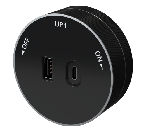 MultiTrack Антрацит Розетка 2хUSB (тип А+С) 18Вт, 5В/3А Антрацит MTK13003B SE