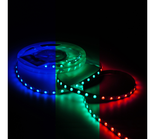 Лента светодиодная Basic в комплекте LED 5050/60 12V 10W/m 700lm/m RGB 10mm IP20 3m 1/50  BT041  Gauss