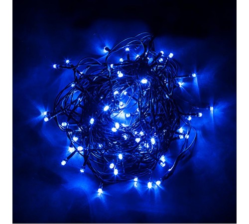 Светодиодная гирлянда CL08 линейная 60м + 3м 230V синий c питанием от сети  32319  Feron