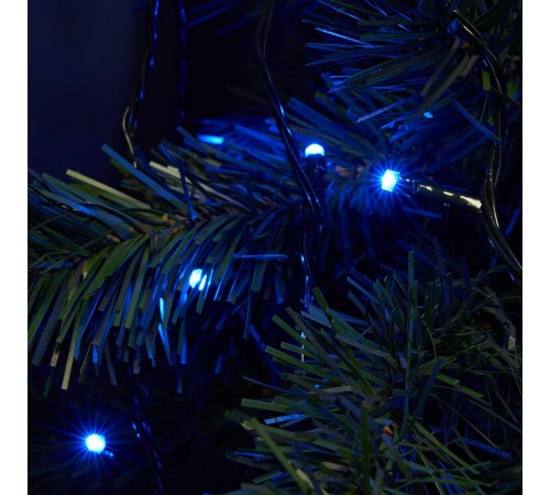 Светодиодная гирлянда CL04 линейная 6м +1.5м 230V синий с питанием от сети  32300  Feron
