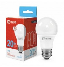 Лампа светодиодная LED-A60-VC 20Вт 230В Е27 6500К 1800Лм  4690612020310  IN HOME