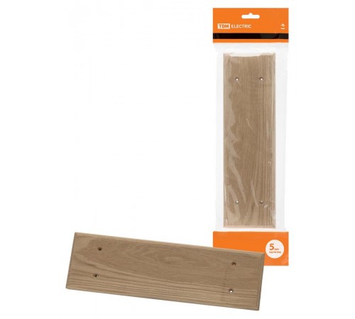 Накладка на бревно деревянная универсальная НБУ 1Пх4 260 мм, под покраску  SQ1821-0328  TDM