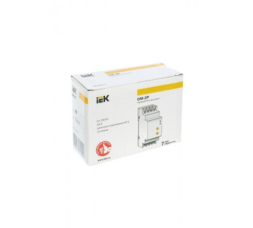 Ограничитель мощности ОМ-2P 16А 230В  MOM10-2-016  IEK