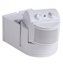 Датчик движения настенный ДДС 04, 180°, 1200 Вт,10-2000 Лк, 12 м, 10-420 сек. IP44  11-9212  REXANT