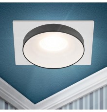 Cветильник встраиваемый декоративный DK96 WH MR16 GU5.3 белый  Б0055593  ЭРА