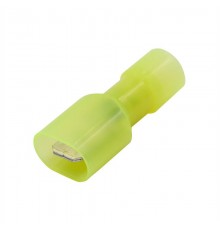 Наконечник плоский, полностью изолир. (вилка), 2,5-6мм.кв. 6,3х0,8мм.  2C22TP  DKC