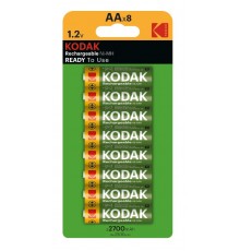 Аккумуляторы NiMH (никель-металлгидридные)  HR6-8BL 2700mAh (48/384/16128)  Б0056005  Kodak