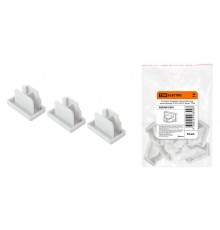 Заглушка торцевая пластиковая для шинопровода TLA-01-WH-Z белая  SQ0369-0381  TDM