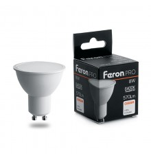 Лампа светодиодная .PRO LB-1608 GU10 8W 6400K OSRAM LED  38094  Feron