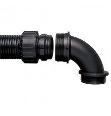 Фитинг AR34/PG29/C90/BL, 90°, РА66/ацеталь, черный, резьба PG29, d34, 10 шт. в пачке  7TCA296000R1466  ABB