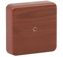 Коробка распределительная 100х100х30 (без клеммы) дуб IP40 ЭРА BS-O-100-100-30  Б0031183  ЭРА