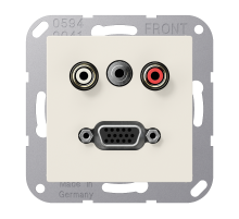 2x Cinch Audio (RCA) / Stereo Jack (TRS 3.5 mm) / VGA  MAA1072  Jung