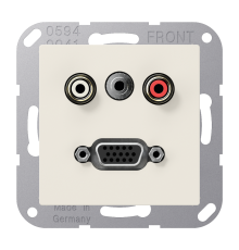 2x Cinch Audio (RCA) / Stereo Jack (TRS 3.5 mm) / VGA  MAA1072  Jung