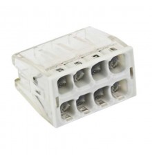 Клемма СМК 2273-248 (с пастой) 8 отверстий 0,5-2.5мм2 (4шт.) EKF PROxima  plc-smk-2273-248r  EKF