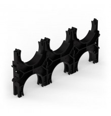 Кластер для двустенных труб d75 мм, тройной, двухсторонний (25 шт/кор)  PR13.02579  Промрукав