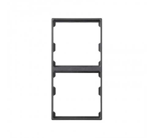 Simon CIMA 500 Адаптер для 2 модулей Simon 27, 50х100мм, 500CIMA, графит  50000088-038  Simon