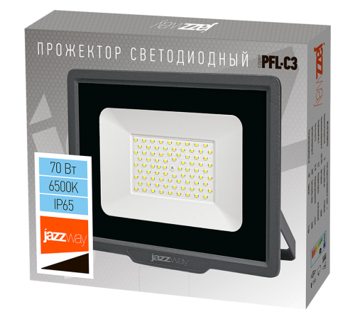 Прожектор PFL- C3 70w (compact) 6500K IP65 Jazzway арт.5023604A