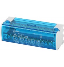 Аксессуары для клемм NO-224-14 ЭРА Шины на DIN-рейку в корпусе (кросс-модуль) ШНК 2х15 L+PEN  Б0043932  ЭРА