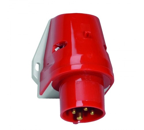 Вилка настенная 32A 4p 400V 6h IP44 Quick Connect размер 92x94 I 24405-Bals I Bals