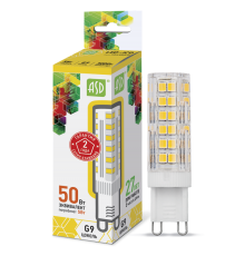 Лампа светодиодная LED-JCD-standard 5Вт 230В G9 3000К 450Лм  4690612004594  ASD