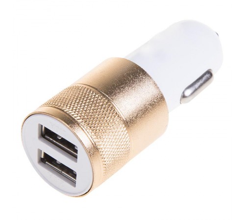 Автозарядка в прикуриватель 2хUSB (АЗУ) (1000+2100 mA)  18-1199  REXANT
