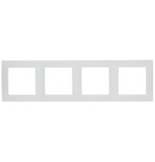Simon 15 Белый Рамка универсальная, 4 поста  1500640-030  Simon