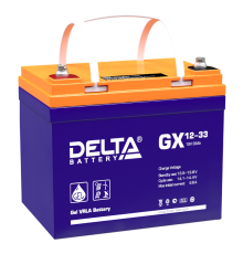 Аккумуляторная батарея Solar серии GX 12-33  12В/33Ач  GX 12-33   DELTA