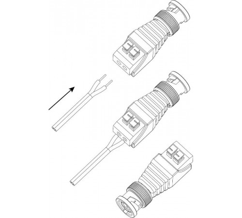 Разъем   R-BNC04 штекер BNC с быстрозажимной колодкой  Б0048315  ЭРА